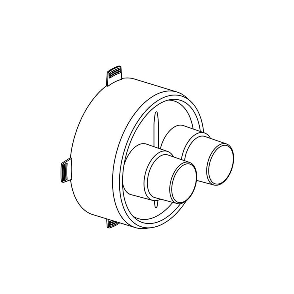 Uponor Ecoflex Gummi-Endkappe Twin 75mm plus 90mm, Mantel 250mm... UPONOR-1088979 6414905243273 (Abb. 2)