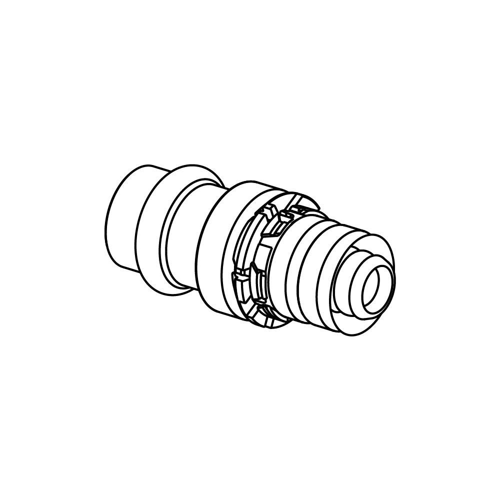 Uponor S-Press Kupplung auf Edelstahl/CU V 16-15CU-SST... UPONOR-1090678 6414905221035 (Abb. 2)