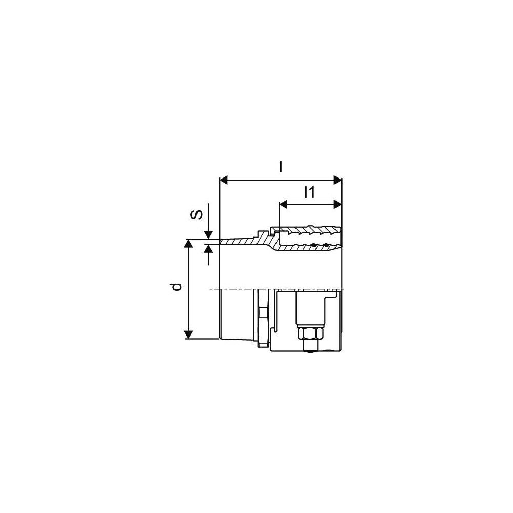 Uponor Ecoflex Anschweißkupplung ST PN 6 EU plus GOST 75x6,8-76,1mm... UPONOR-1094018 6414905231768 (Abb. 3)
