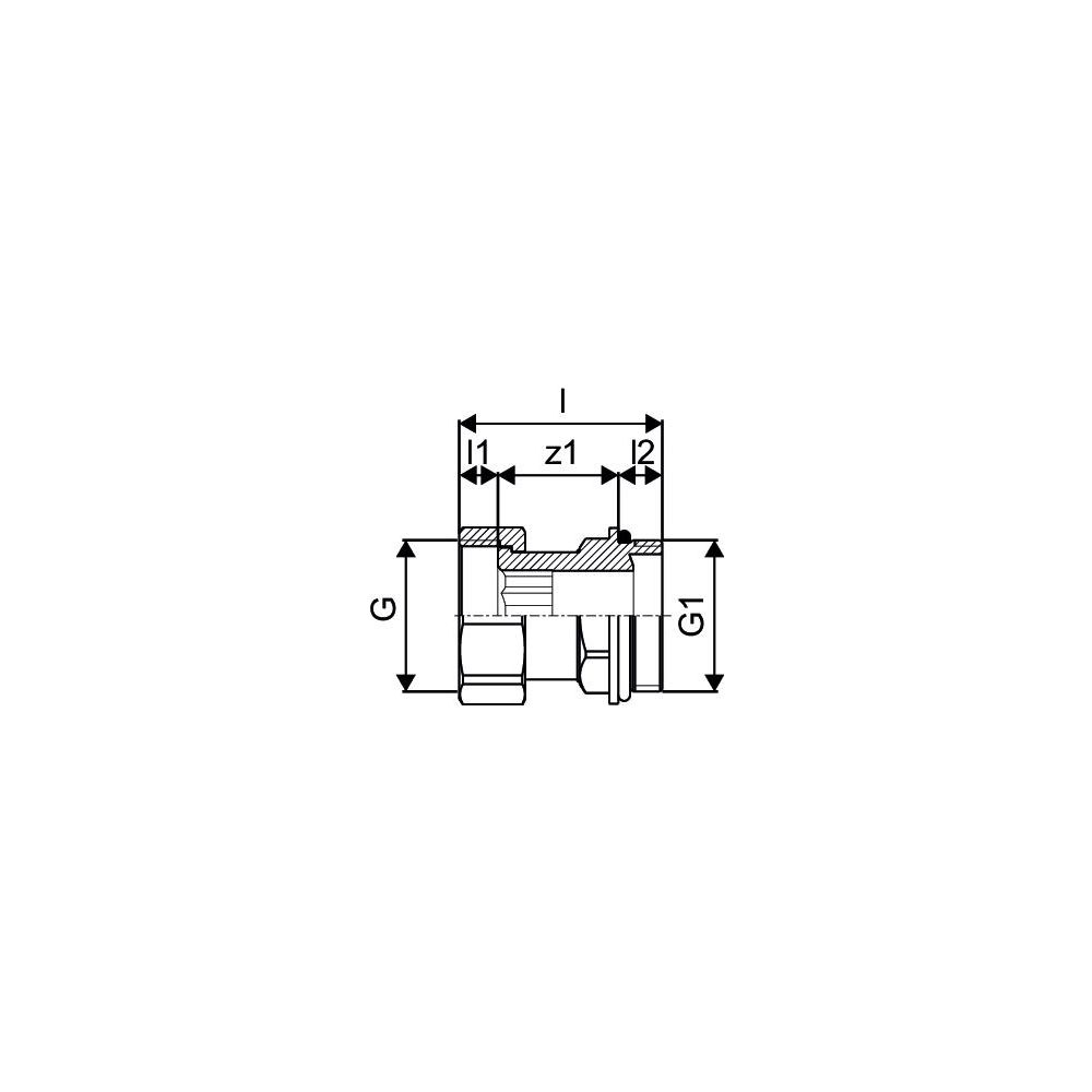 Uponor Vario B, 1" , Set 2 Stück, 1094746... UPONOR-1094746 6414905295296 (Abb. 3)