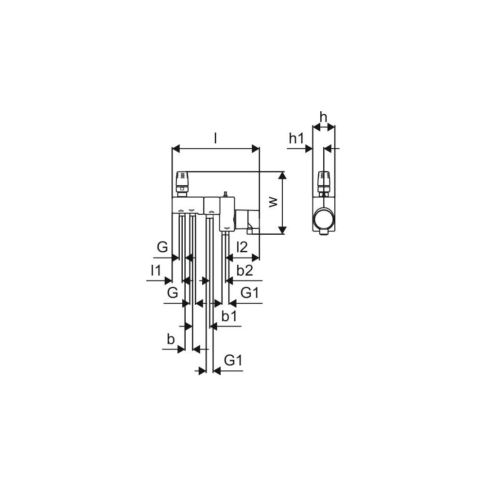Uponor Fluvia T Pumpengruppe, Push-12 TH-G, 1095127... UPONOR-1095127 6414905428205 (Abb. 3)