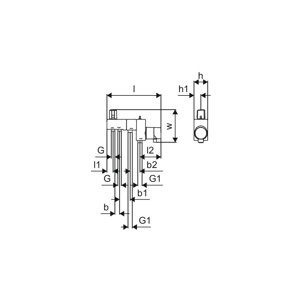 Uponor Fluvia T Pumpengruppe, Push-12 AC-G, 1095128... UPONOR-1095128 6414905428212 (Abb. 3)