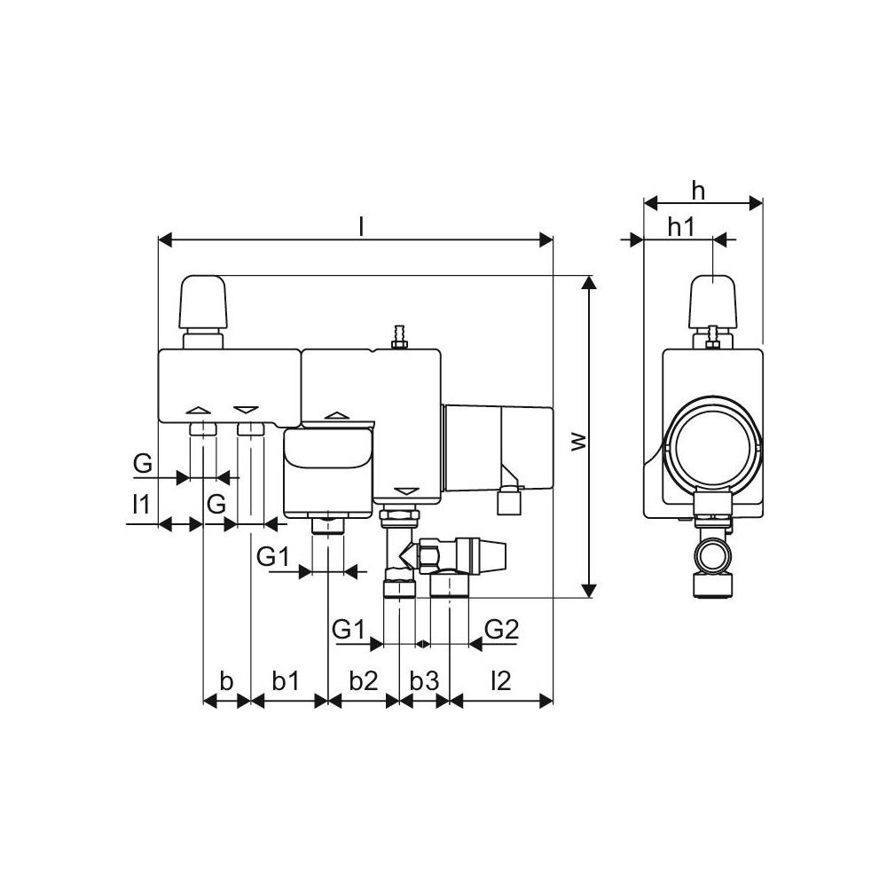 Uponor Fluvia T Pumpengruppe, Push-12 WL-G, 1095130... UPONOR-1095130 6414905428632 (Abb. 3)