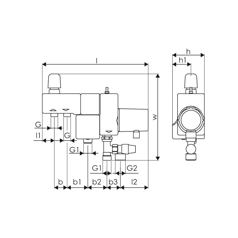 Uponor Fluvia T Pumpengruppe, Push-12 CH-G, 1095131... UPONOR-1095131 6414905428649 (Abb. 3)