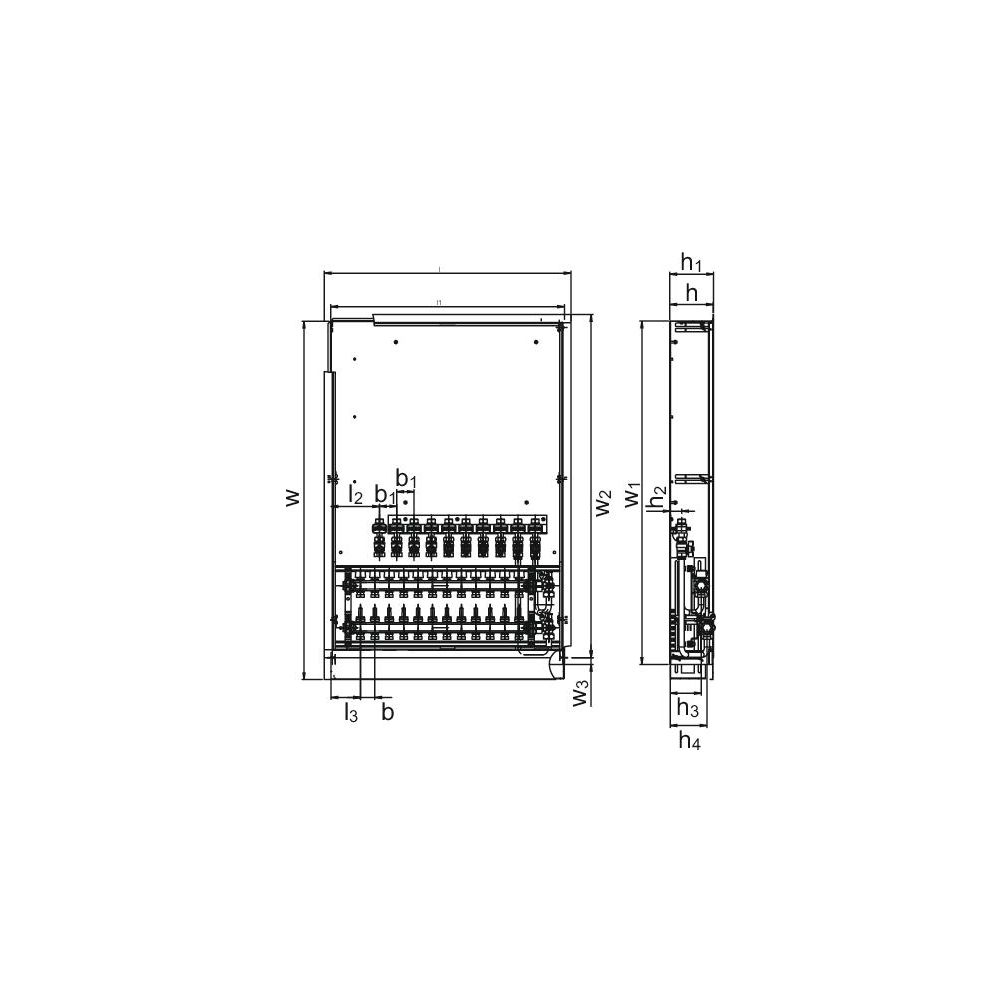 Uponor Combi Port E-Pro UP mit Vario S IW, 1200x750x150mm, 11HMV plus 9BV... UPONOR-1095680 6414905478767 (Abb. 3)