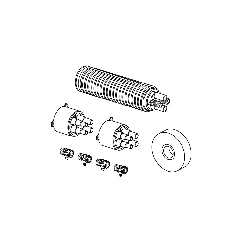 Uponor Ecoflex Thermo Paket Twin HP 2x32x2,9-2x32x3,5/140 12m... UPONOR-1105779 6414905528776 (Abb. 2)