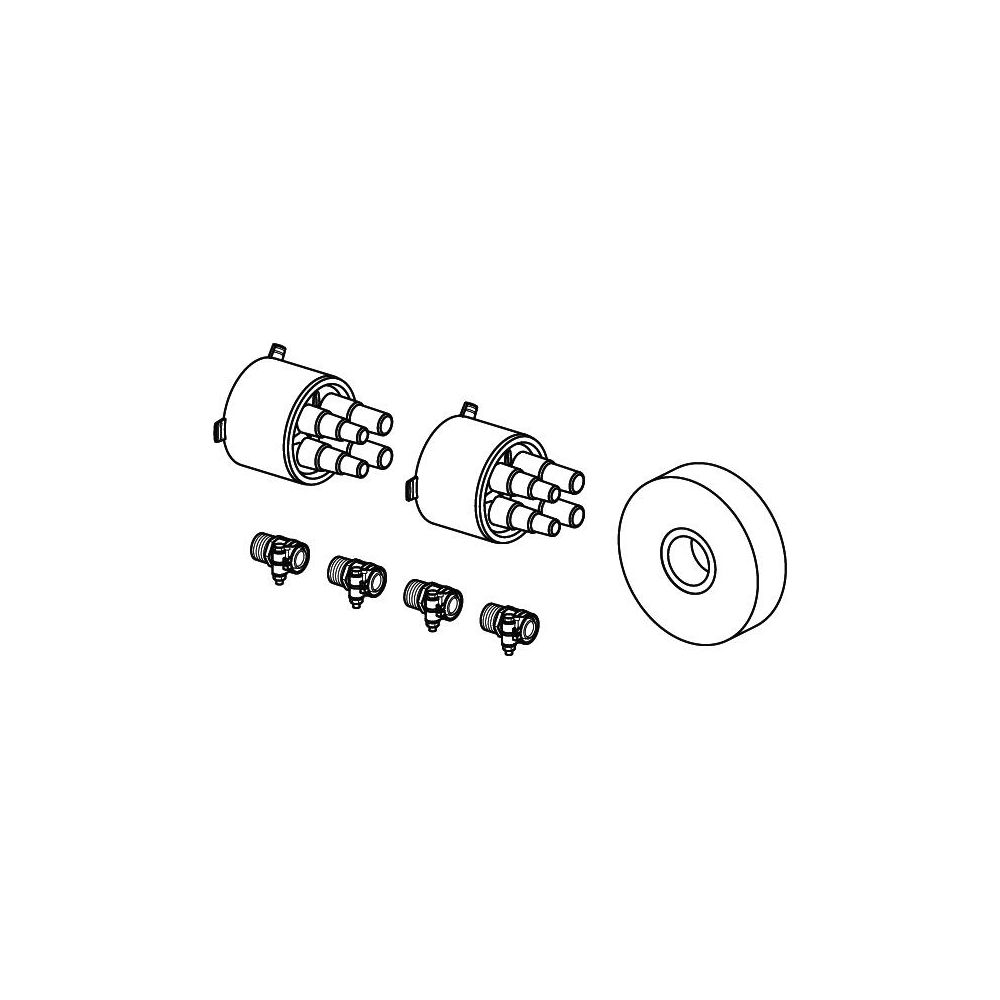 Uponor Ecoflex Rohranschluss-Set Thermo Twin HP, 32x2,9mm/140mm... UPONOR-1118630 6414905542529 (Abb. 2)
