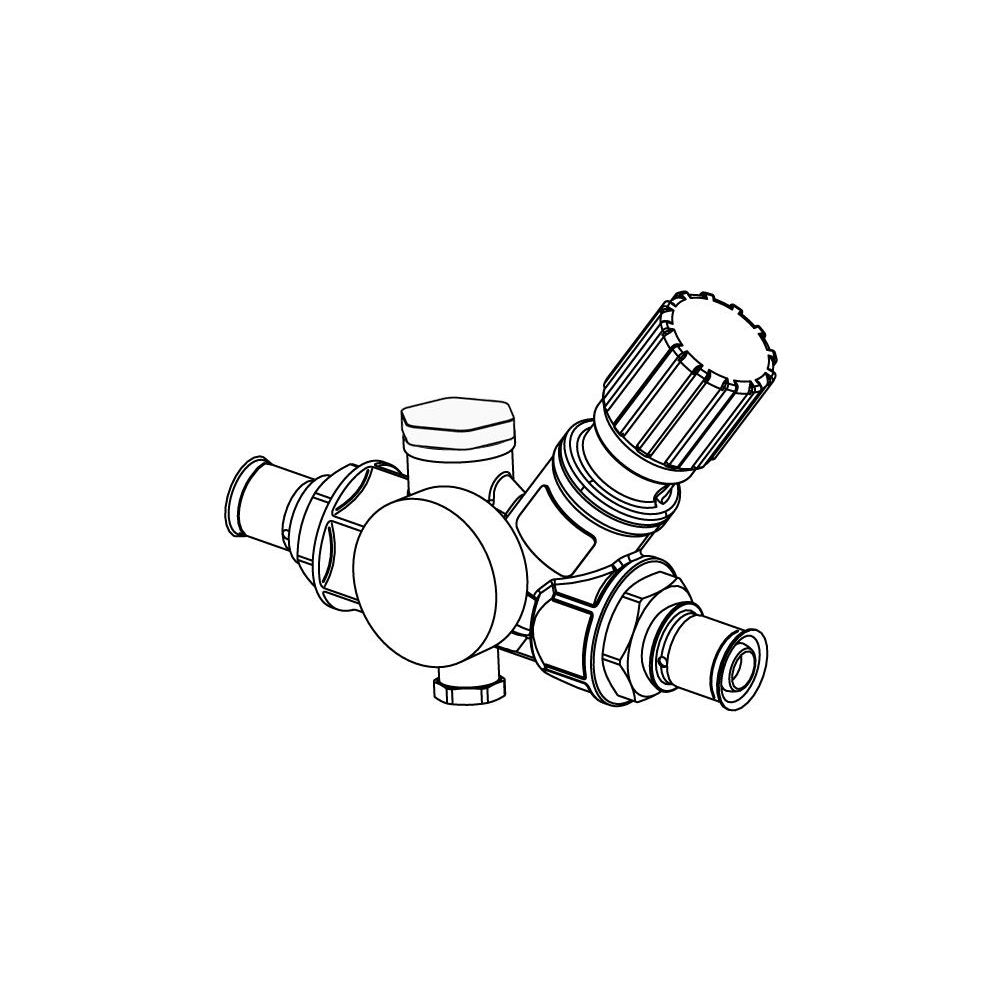 Uponor S-Press Plus Zirkulationsventil DN 20 16mm, 1119319... UPONOR-1119319 6414905560035 (Abb. 2)