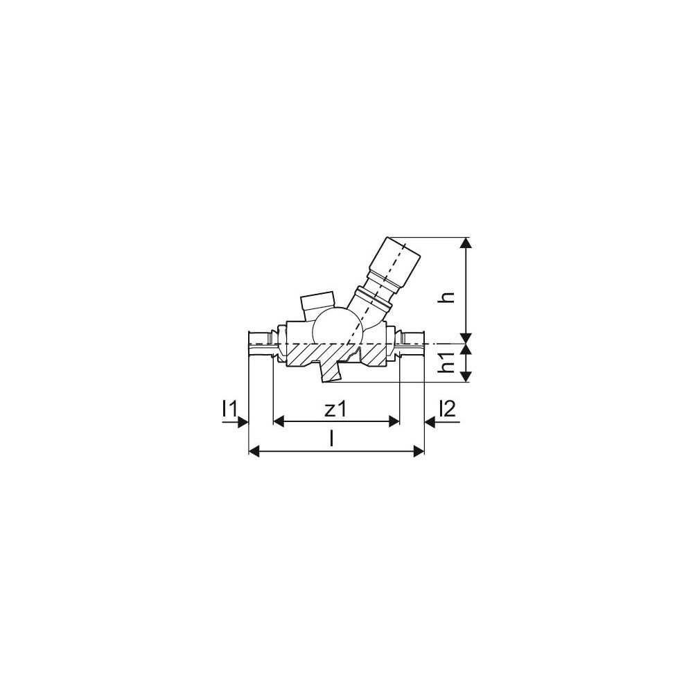 Uponor S-Press Plus Zirkulationsventil DN 20 16mm, 1119319... UPONOR-1119319 6414905560035 (Abb. 3)