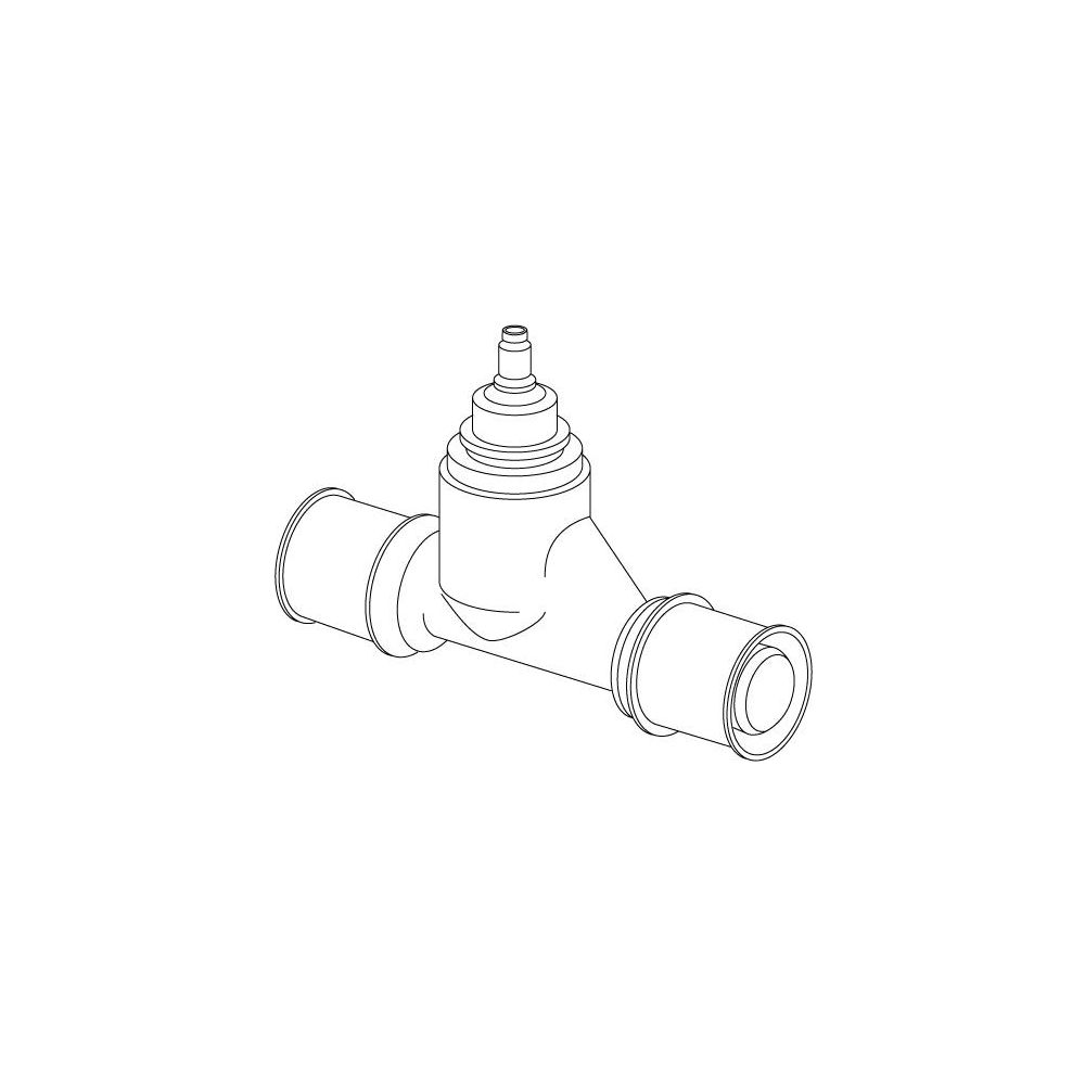Uponor S-Press Plus Unterputzventil, DN 20, 25mm, 1119323... UPONOR-1119323 6414905560073 (Abb. 2)
