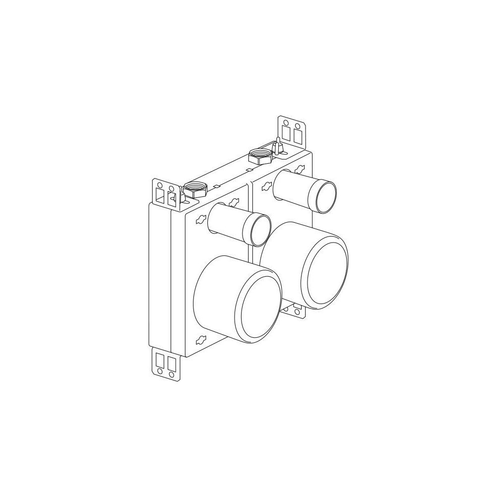 Uponor S-Press Plus Wasserzählerbox, G 2", Coax DN 3/4"... UPONOR-1119324 6414905560080 (Abb. 2)