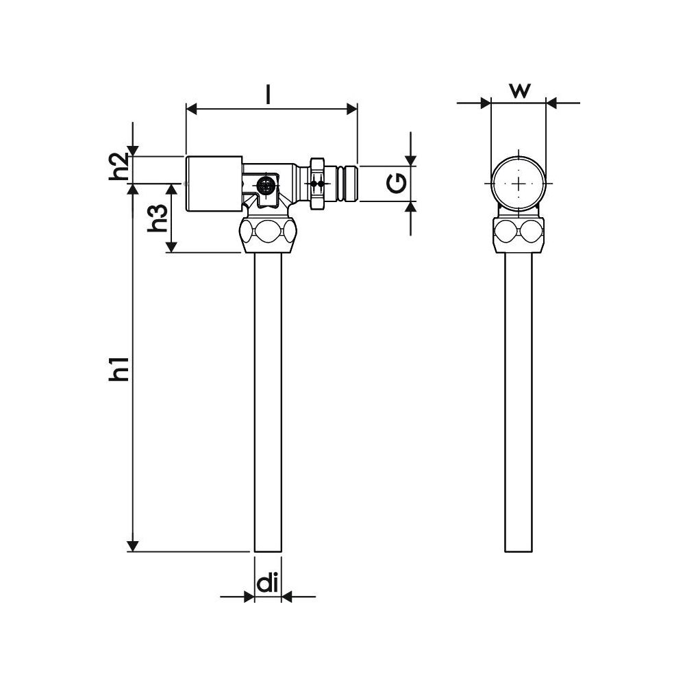 Uponor S-Press Plus Probeentnahmeventil DN 8, 1119848... UPONOR-1119848 6414905629077 (Abb. 3)
