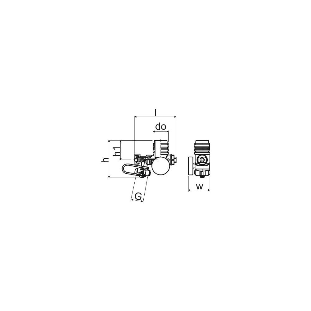 Uponor Vario M Füll- und Entleerungsventil, 1120810... UPONOR-1120810 6414905638154 (Abb. 3)