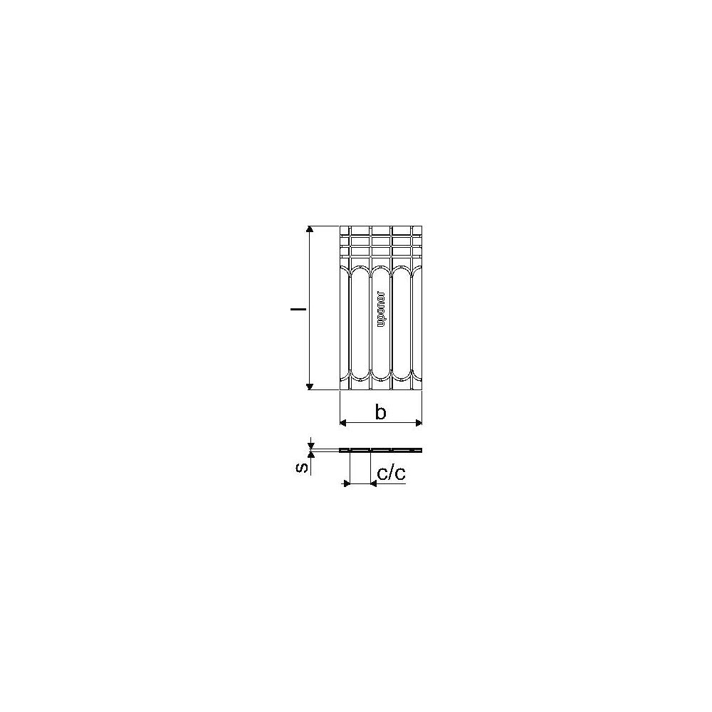 Uponor Siccus 16 Panel EPS DEO 1200x600x20mm, 1143475... UPONOR-1143475 6414900503709 (Abb. 3)