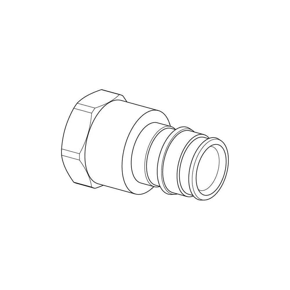 Uponor Q und E Übergangsmuffe PL 20 x Rp 1/2" FT, 1145666... UPONOR-1145666 6414900391016 (Abb. 2)