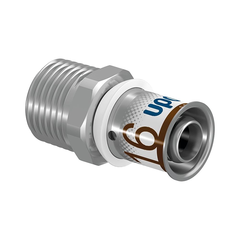 Uponor S-Press PLUS Übergangsnippel 16-R1/2"MT... UPONOR-1070502 6414905218226 (Abb. 1)