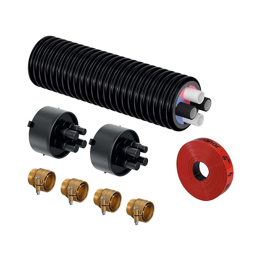 Uponor Ecoflex Thermo Paket Twin HP 2x40x3,7-2x32x3,5/175 12m... UPONOR-1105781 6414905528790 (Abb. 1)