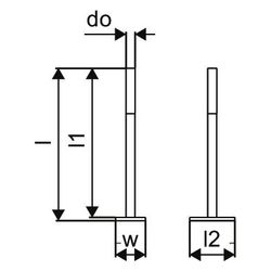 Uponor Messstellenmarkierung Multi selbstklebend, 100mm, für Feuchtigkeitsmessung... UPONOR-1000083 4021598024274 (Abb. 1)
