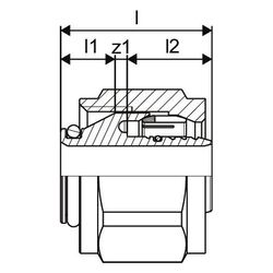 Uponor Vario Eurokonusverschraubung, 20x2,3x3/4" Eurokonus... UPONOR-1005171 4021598024984 (Abb. 1)