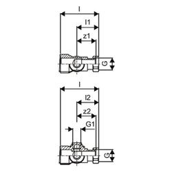 Uponor Vario Plus Verteileranschlussset, 1005227... UPONOR-1005227 4021598023932 (Abb. 1)