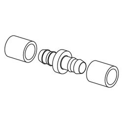Uponor Minitec Kupplung, 9,9x1,1mm, 1005264... UPONOR-1005264 4021598024991 (Abb. 1)