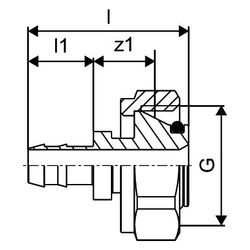 Uponor Vario Eurokonusverschraubung Minitec, 9,9x1,1x3/4" Eurokonus... UPONOR-1005266 4021598025011 (Abb. 1)