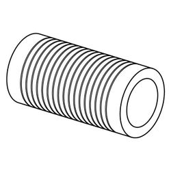 Uponor Ecoflex Faserzementrohr DWD 200mm, 1007372... UPONOR-1007372 4021598100930 (Abb. 1)