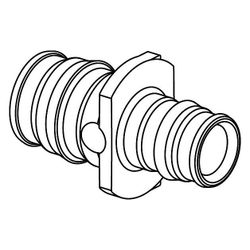 Uponor Q und E Reduzierkupplung, 75x63mm, PPSU... UPONOR-1085085 6414905208012 (Abb. 1)