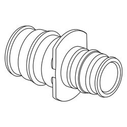 Uponor Q und E Reduzierkupplung, 40x32mm, PPSU... UPONOR-1008678 6414907050145 (Abb. 1)