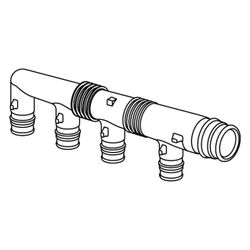 Uponor Q&E Verteiler PPSU 25 4X16 c/c45&2X35... UPONOR-1008719 6414907053016 (Abb. 1)