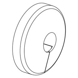 Uponor Smart Radi Rosette, 16mm, Weiß, 1011370... UPONOR-1011370 4021598700291 (Abb. 1)