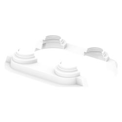Uponor Smart Radi Stufen-Doppelrosette, 14-20mm, Weiß... UPONOR-1011373 4021598010512 (Abb. 1)