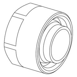 Uponor Smart Radi Klemmverschraubung Cu, 15CU x 3/4" Eurokonus... UPONOR-1013830 4021598010680 (Abb. 1)