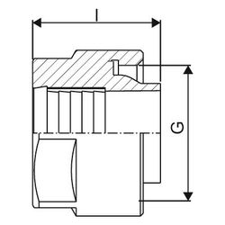 Uponor Smart Radi Klemmverschraubung Cu, 15CU x 3/4" Eurokonus... UPONOR-1013830 4021598010680 (Abb. 1)