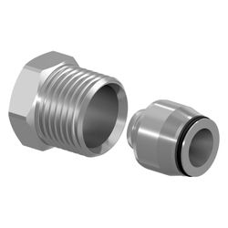 Uponor Smart Radi Anschlussgarnitur Oventrop, 16mm x G 1/2" MT... UPONOR-1014016 4021598004313 (Abb. 1)