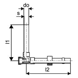 Uponor Smart Base SL-Winkel SL, 15x1mm, 1014060... UPONOR-1014060 4021598702264 (Abb. 1)