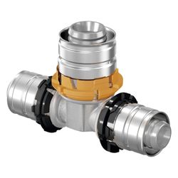 Uponor S-Press T-Stück reduziert, 16x14x14mm, 1014912... UPONOR-1014912 4021598301320 (Abb. 1)