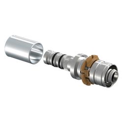 Uponor S-Press Übergangskupplung auf Polyfix, 16x16mm... UPONOR-1015168 4021598036147 (Abb. 1)
