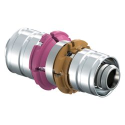Uponor S-Press Kupplung reduziert, 18x16mm, 1015172... UPONOR-1015172 4021598301801 (Abb. 1)