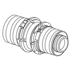 Uponor S-Press Kupplung reduziert, 20x18mm, 1015185... UPONOR-1015185 4021598301832 (Abb. 1)