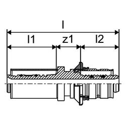 Uponor S-Press Übergangskupplung auf Rapex, 20x20mm... UPONOR-1015190 4021598036109 (Abb. 1)