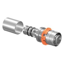 Uponor S-Press Übergangskupplung auf Polyfix, 20x20mm... UPONOR-1015192 4021598036154 (Abb. 1)