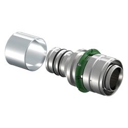 Uponor S-Press Übergangskupplung auf Polyfix, 32x32mm... UPONOR-1015224 4021598036178 (Abb. 1)