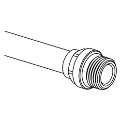 Uponor Smart Radi Anschlussrohr, G 1/2" MT x 15CU, 350mm... UPONOR-1015425 4021598501294 (Abb. 1)