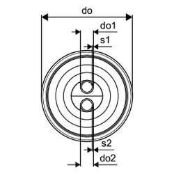 Uponor Ecoflex VIP Thermo Twin Kunststoff-Rohrleitungssystem 2x75x6,8/250mm... UPONOR-1118585 6414905519156 (Abb. 1)