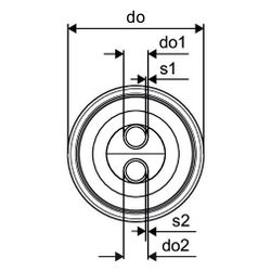 Uponor Ecoflex Varia Twin Kunststoff-Rohrleitungssystem 2x40x3,7/140mm... UPONOR-1018240 6414905210619 (Abb. 1)