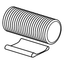 Uponor Ecoflex Mauerdurchführung NDW 68 plus 90mm, 1018267... UPONOR-1018267 6414905254125 (Abb. 1)