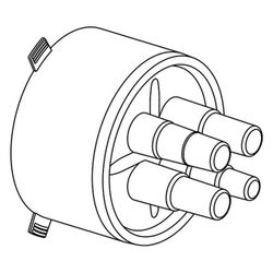 Uponor Ecoflex Gummi-Endkappe Quattro 18-32mm plus 25-32mm, Mantel 175mm... UPONOR-1018306 6414905257911 (Abb. 1)
