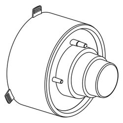 Uponor Ecoflex Gummi-Endkappe Single 75mm plus 90mm plus 110mm, Mantel 200mm... UPONOR-1018310 6414905257638 (Abb. 1)