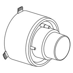 Uponor Ecoflex Gummi-Endkappe Single 90mm plus 110mm, Mantel 175mm... UPONOR-1018311 6414905257614 (Abb. 1)